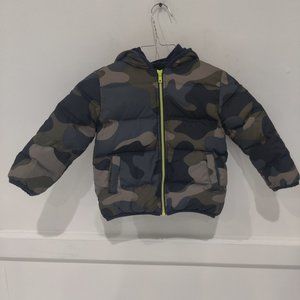 NWT Authentic Gymboree Boy's Camouflage Puffer Jacket Green Size 2T $45 GG021